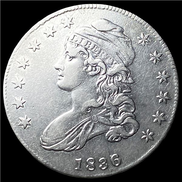 1836 Capped Bust Half Dollar CLOSELY  UNCIRCULATED