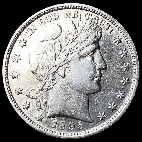 1895 Silver Barber Half Dollar CHOICE AU