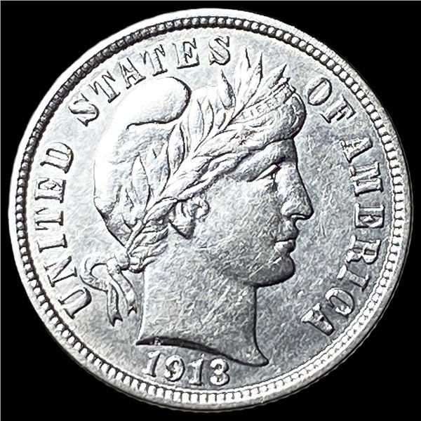 1913 Silver Barber Dime CLOSELY UNCIRCULATED