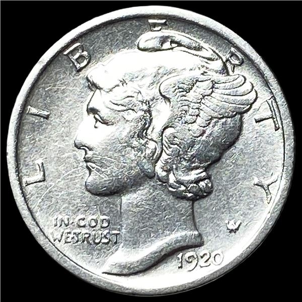 1920-D Silver Mercury Dime CLOSELY  UNCIRCULATED