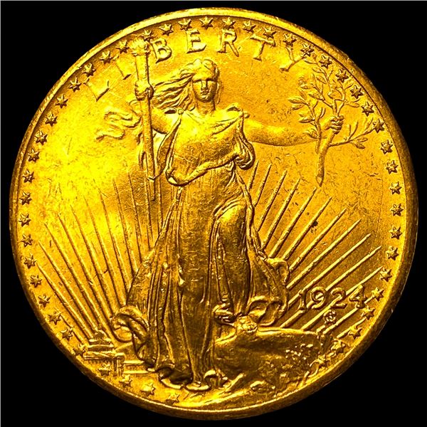 1924 Gold $20 Saint-Gaudens Double Eagle UNCIRCULATED