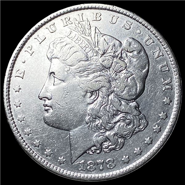 1878 8TF Silver Morgan Dollar NEARLY UNCIRCULATED