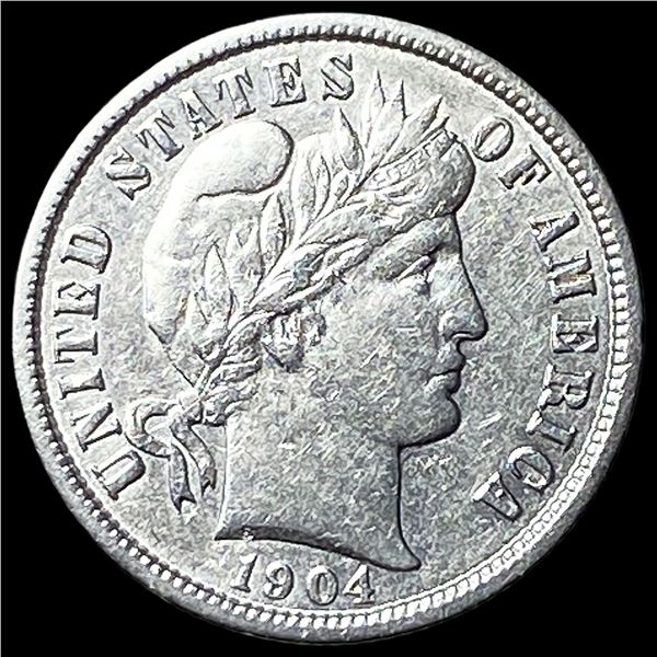 1904 Silver Barber Dime CLOSELY UNCIRCULATED