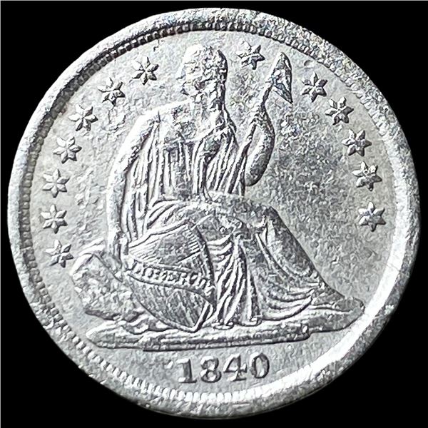 1840 Seated Liberty Dime CLOSELY UNCIRCULATED