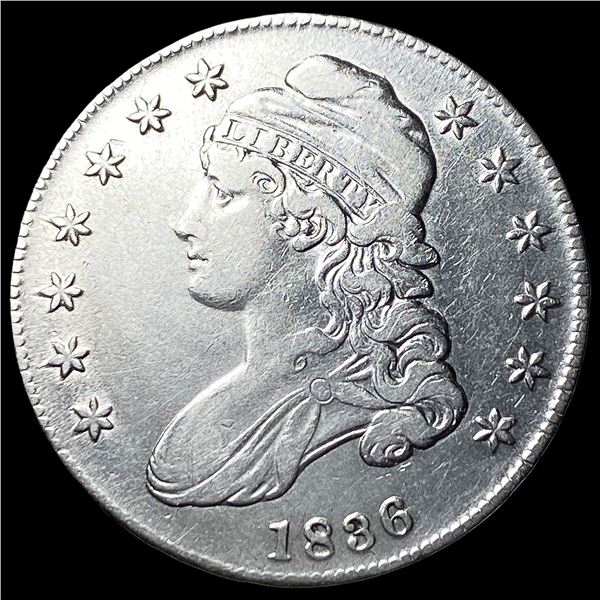 1836 Silver Capped Bust Half Dollar CLOSELY  UNCIRCULATED