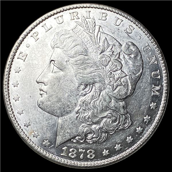 1878 8TF Silver Morgan Dollar CHOICE AU