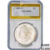 Image 1 : 1885-CC Morgan Silver Dollar PGA MS63