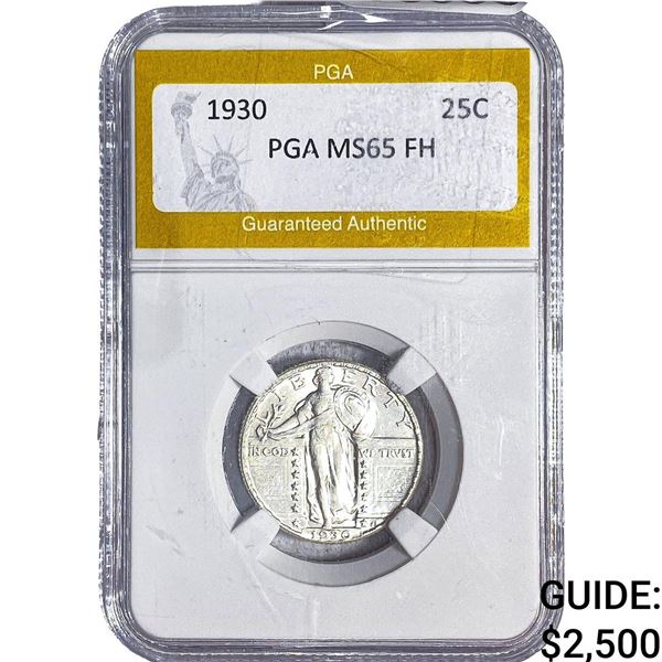 1930 Standing Liberty Quarter PGA MS65 FH