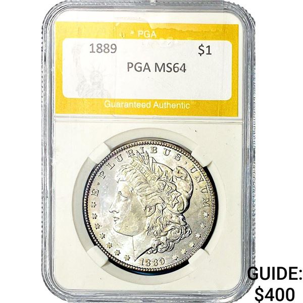 1889 Morgan Silver Dollar PGA MS64