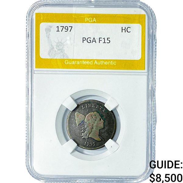 1797 Liberty Cap Half Cent PGA F15