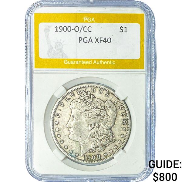 1900-O/CC Morgan Silver Dollar PGA XF40