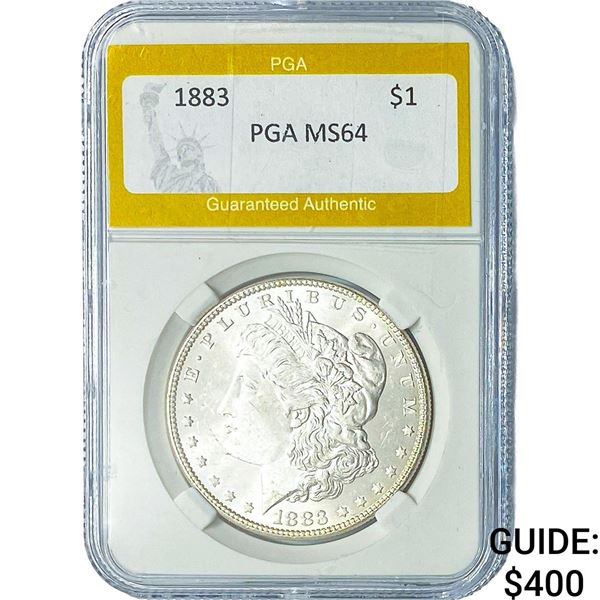 1883 Morgan Silver Dollar PGA MS64