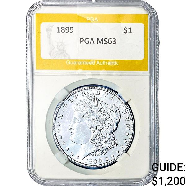 1899 Morgan Silver Dollar PGA MS63