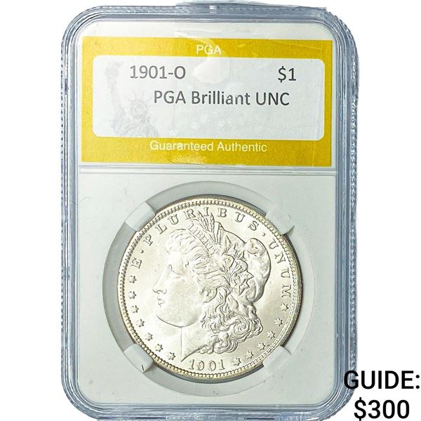 1901-O Morgan Silver Dollar PGA Brilliant UNC