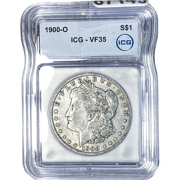 1900-O Morgan Silver Dollar ICG VF35
