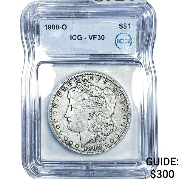 1900-O Morgan Silver Dollar ICG VF30