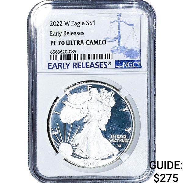 2022-W Silver Eagle NGC PF70 Ultra Cameo
