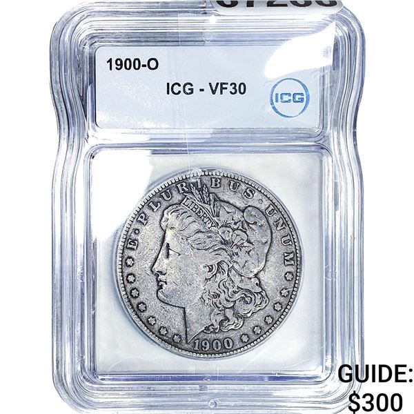 1900-O Morgan Silver Dollar ICG VF30