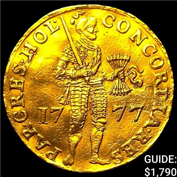 1777 Holland United Netherlands Ducat .1106 AGW