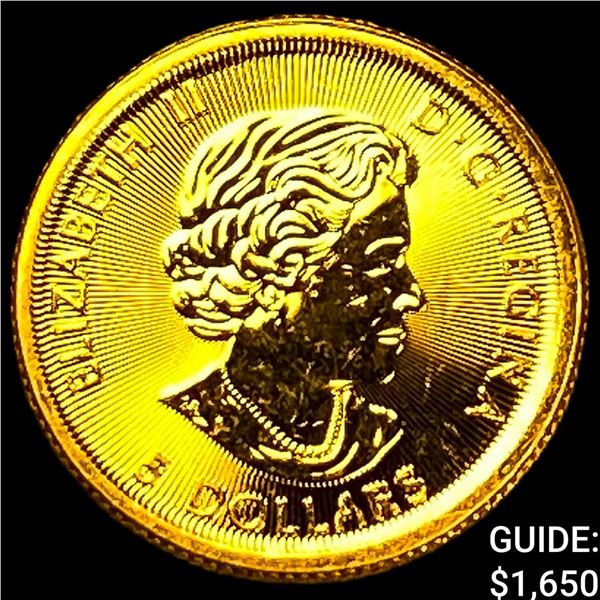 2020 Canada 1/10oz Gold $5