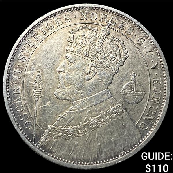1897 Sweeden Silver 2 Kronor