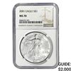 Image 1 : 2001 Silver Eagle NGC MS70