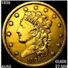 Image 1 : 1836 $5 Gold Half Eagle HIGH GRADE