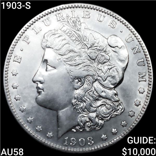 1903-S Morgan Silver Dollar CHOICE AU