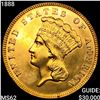 Image 1 : 1888 $3 Gold Piece UNCIRCULATED