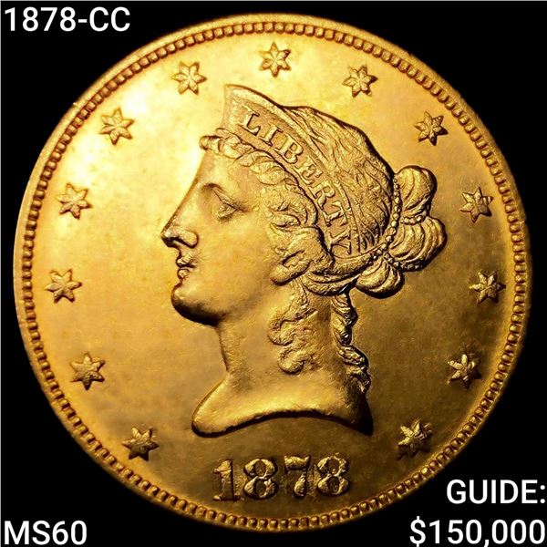 1878-CC $10 Gold Eagle UNCIRCULATED
