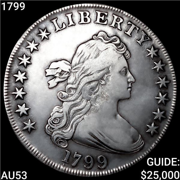 1799 Draped Bust Dollar CLOSELY UNCIRCULATED
