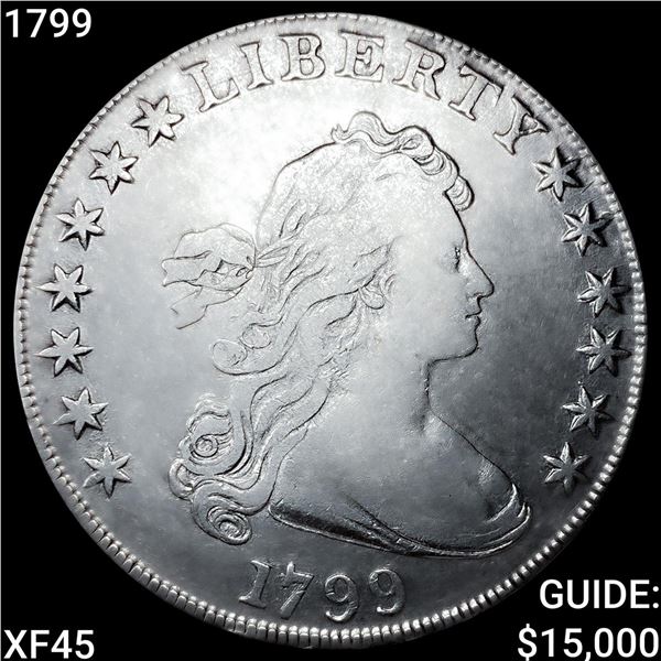 1799 Draped Bust Dollar NEARLY UNCIRCULATED