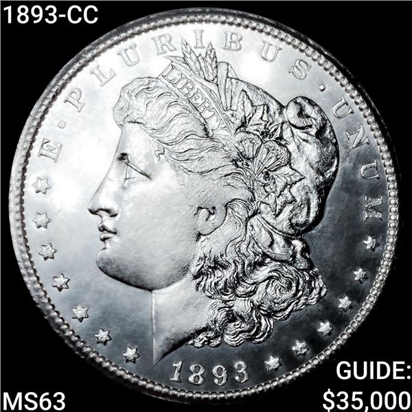 1893-CC Morgan Silver Dollar CHOICE BU