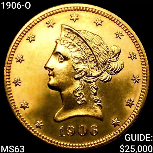 1906-O $10 Gold Eagle CHOICE BU