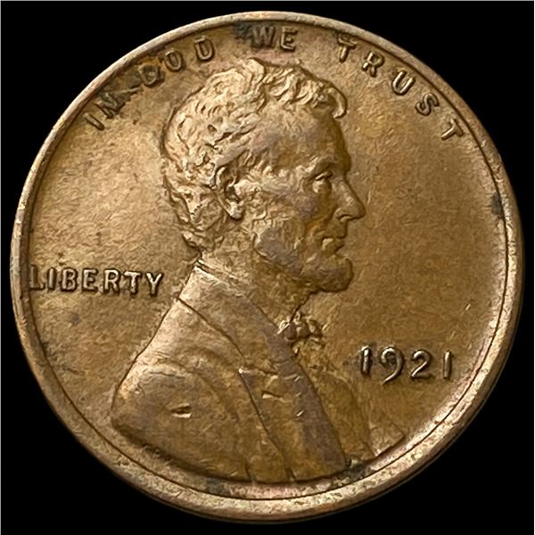 1921 Lincoln Wheat Cent CHOICE AU