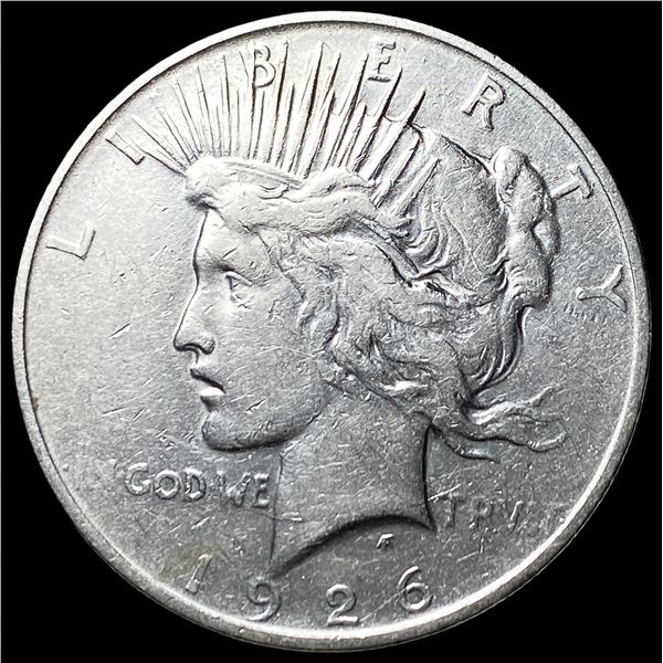 1926-D Peace Silver Dollar NEARLY UNCIRCULATED