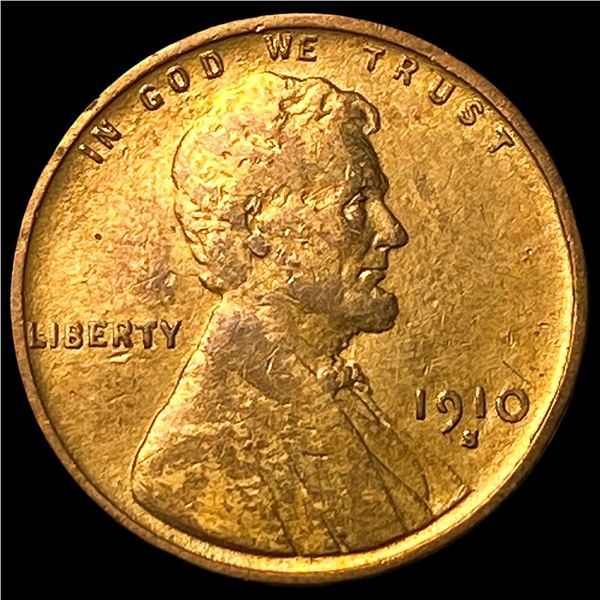1910-S Lincoln Wheat Cent CLOSELY UNCIRCULATED