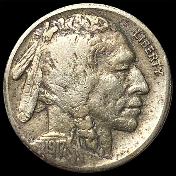 1917-S Buffalo Nickel LIGHTLY CIRCULATED