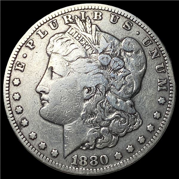 1880-CC Silver Morgan Dollar LIGHTLY CIRCULATED