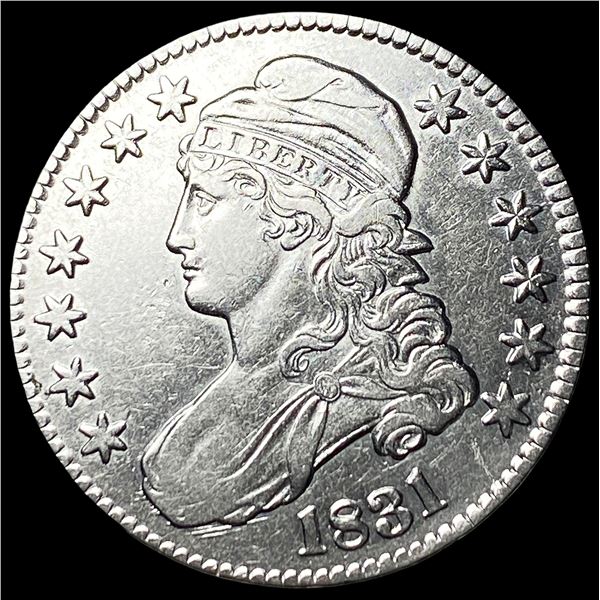 1831 Capped Bust Half Dollar CLOSELY  UNCIRCULATED