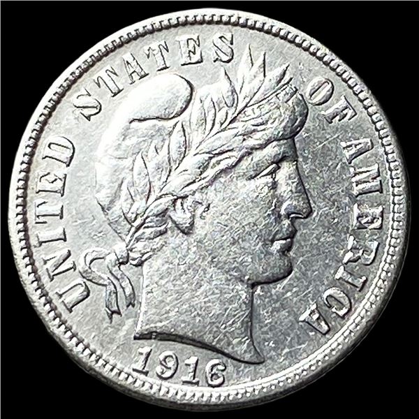 1916-S Silver Barber Dime CLOSELY  UNCIRCULATED