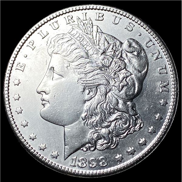 1898-S Silver Morgan Dollar CHOICE AU