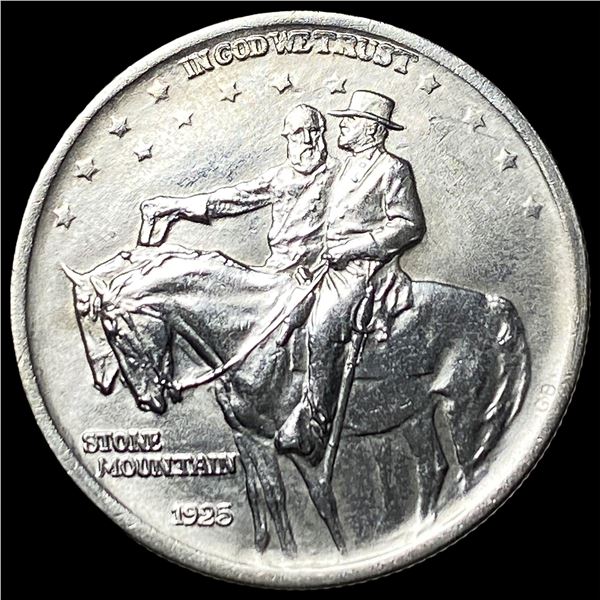1925 Silver Stone Mountain Half Dollar UNCIRCULATED
