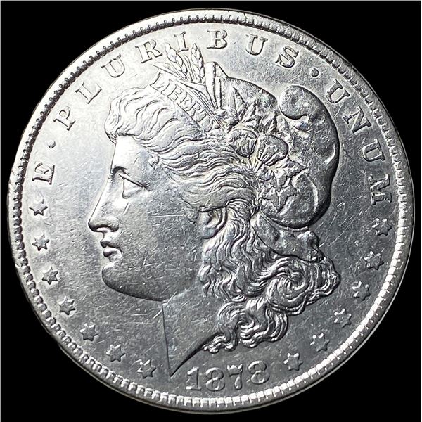 1878 8TF Silver Morgan Dollar CLOSELY UNCIRCULATED