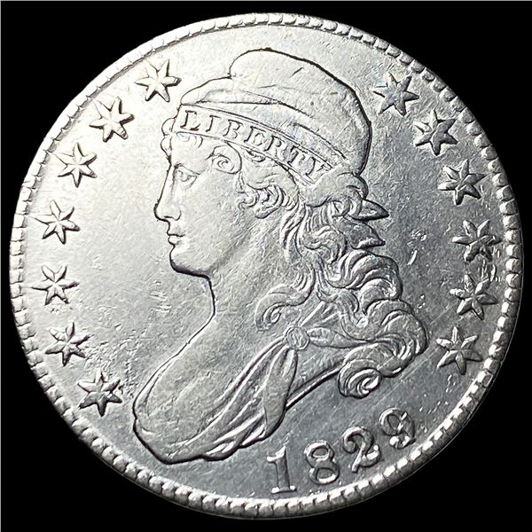 1829 Capped Bust Half Dollar CLOSELY UNCIRCULATED
