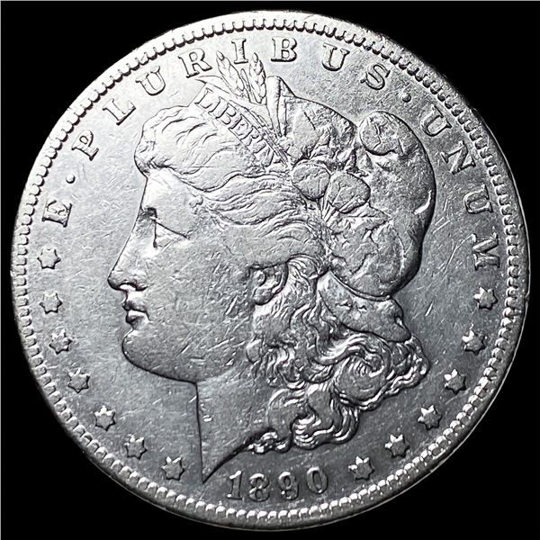 1890-CC Silver Morgan Dollar LIGHTLY  CIRCULATED