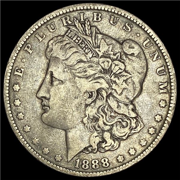 1888-O Silver Morgan Dollar ABOUT  UNCIRCULATED