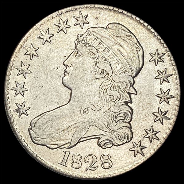 1828 Capped Bust Half Dollar CLOSELY  UNCIRCULATED
