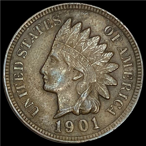1901 Indian Head Cent CLOSELY UNCIRCULATED