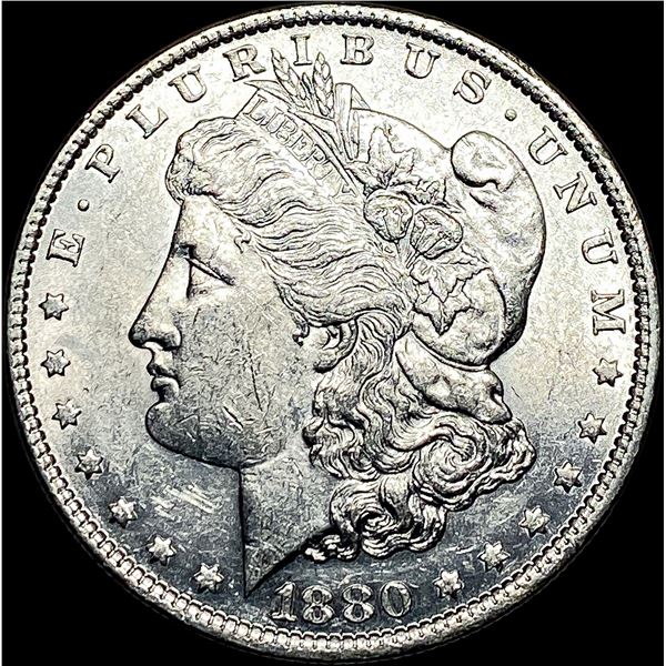 1880-O Micro O Silver Morgan Dollar  UNCIRCULATED